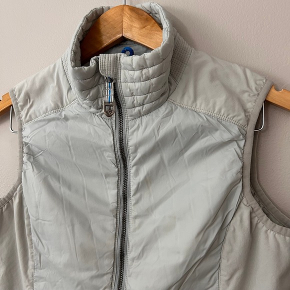 KUHL Outdoor Women's Small Gray Lightweight Quilted‎ Puffer Vest Zip Up Pockets - Picture 3 of 8